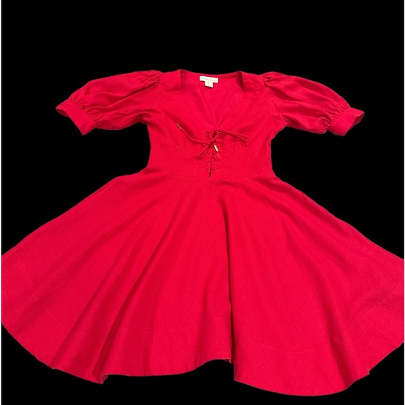 House of Harlow 1960 Puff Sleeve Pink Mini Dress. Size 0 - Picture 6 of 11